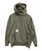 WTAPSダブルタップス）の古着「Richardson 2020 SNEAK COLLECTION プルオーバーパーカー」｜グリーン