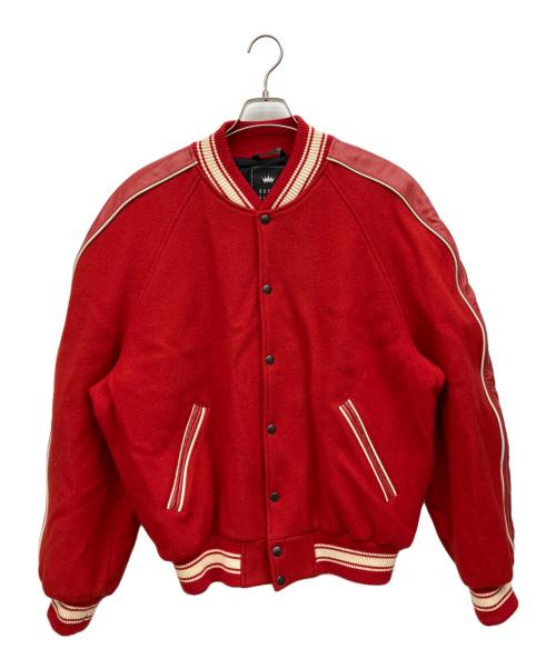 ROYAL DELUXXE（ロイヤル デラックス）ROYAL DELUXXE (ロイヤル デラックス) スタジャン レッド サイズ:Lの古着・服飾アイテム