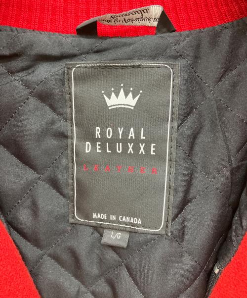 ROYAL DELUXXE（ロイヤル デラックス）ROYAL DELUXXE (ロイヤル デラックス) スタジャン レッド サイズ:Lの古着・服飾アイテム