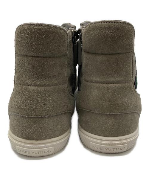 LOUIS VUITTON（ルイ ヴィトン）LOUIS VUITTON (ルイ ヴィトン) ハイカットスニーカー グレー サイズ:25.5の古着・服飾アイテム