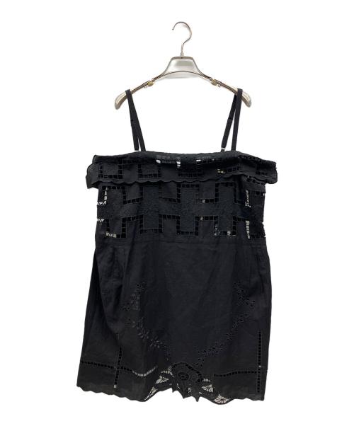 Curensology（カレンソロジー）Curensology (カレンソロジー) ノースリーブブラウス ブラック サイズ:FREEの古着・服飾アイテム