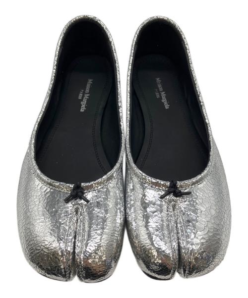 Maison Margiela（メゾンマルジェラ）Maison Margiela (メゾンマルジェラ) タビバレエシューズ シルバー サイズ:23.5の古着・服飾アイテム