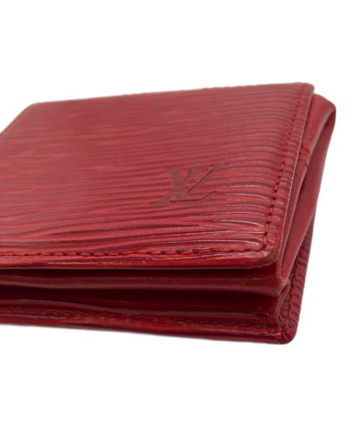 LOUIS VUITTON（ルイ ヴィトン）LOUIS VUITTON (ルイ ヴィトン) ポルトモネ ボワット レッドの古着・服飾アイテム