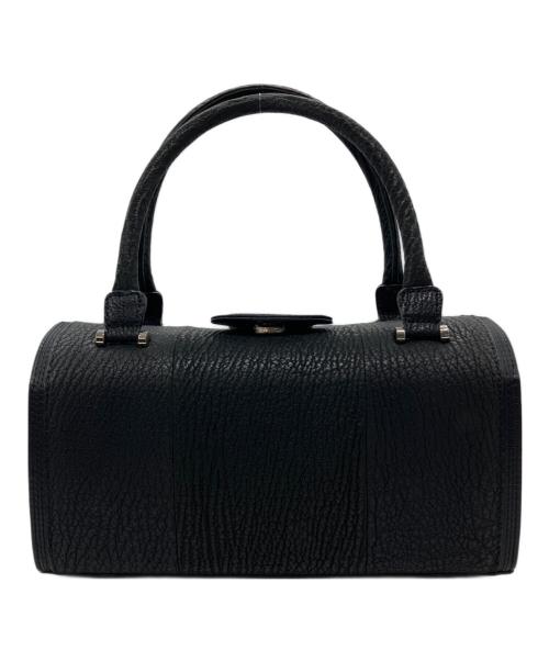 CRYSTAL REPTILES（クリスタルレプティルズ）CRYSTAL REPTILES (クリスタルレプティルズ) 鮫革 ハンドバッグ ブラック 未使用品の古着・服飾アイテム