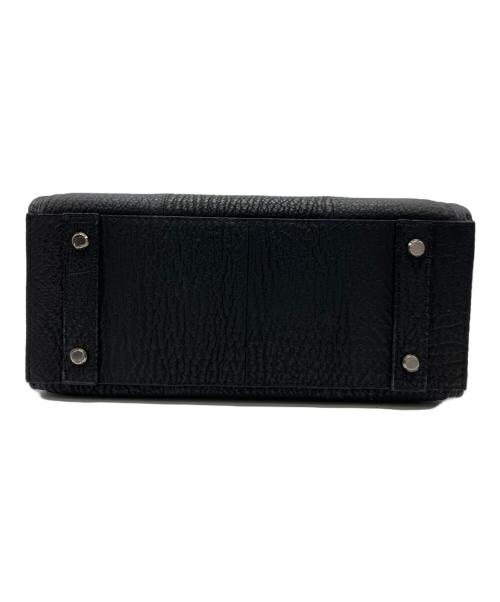 CRYSTAL REPTILES（クリスタルレプティルズ）CRYSTAL REPTILES (クリスタルレプティルズ) 鮫革 ハンドバッグ ブラック 未使用品の古着・服飾アイテム