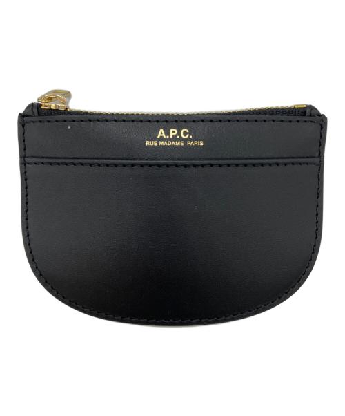 A.P.C.（アーペーセー）A.P.C. (アーペーセー) Demi-Lune ニューコインケース ブラックの古着・服飾アイテム