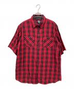 stussyステューシー）の古着「半袖シャツ」｜レッド