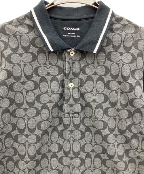 COACH（コーチ）COACH (コーチ) ポロシャツ ブラック サイズ:Sの古着・服飾アイテム