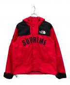 THE NORTH FACE×SUPREMEザ ノース フェイス×シュプリーム）の古着「Arc Logo Mountain Parka/ジップジャケット」｜レッド