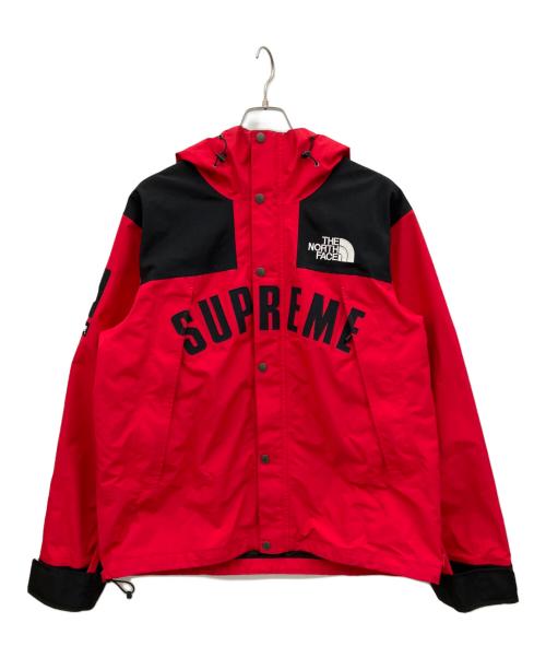THE NORTH FACE（ザ ノース フェイス）THE NORTH FACE (ザ ノース フェイス) SUPREME (シュプリーム) Arc Logo Mountain Parka/ジップジャケット レッド サイズ:Lの古着・服飾アイテム