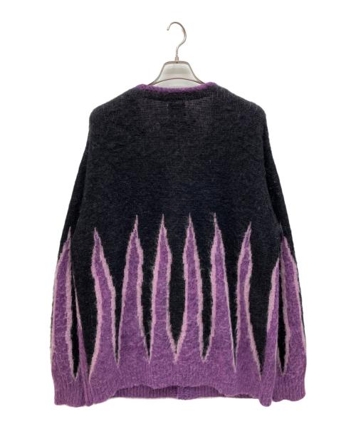 Needles（ニードルズ）Needles (ニードルズ) UNION (ユニオン) 厚手カーディガン パープル サイズ:XLの古着・服飾アイテム