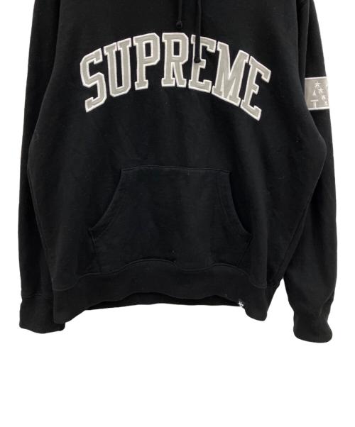 SUPREME（シュプリーム）SUPREME (シュプリーム) 47Hooded 裏起毛プルオーバーパーカー ブラック サイズ:Mの古着・服飾アイテム