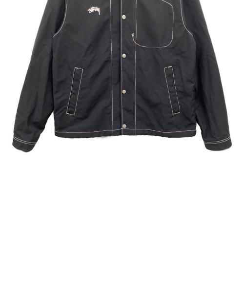 stussy（ステューシー）stussy (ステューシー) Nylon Folsom JKT ブラック サイズ:Mの古着・服飾アイテム