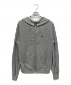 stussyステューシー）の古着「ジップパーカー」｜グレー
