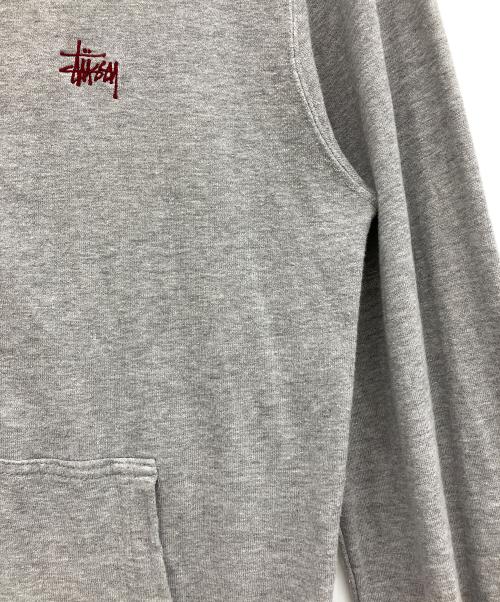stussy（ステューシー）stussy (ステューシー) ジップパーカー グレー サイズ:Mの古着・服飾アイテム