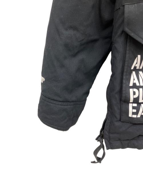 Aape BY A BATHING APE（エーエイプ バイ アベイシングエイプ）Aape BY A BATHING APE (エーエイプ バイ アベイシングエイプ) ダウンジャケット ブラック サイズ:Lの古着・服飾アイテム