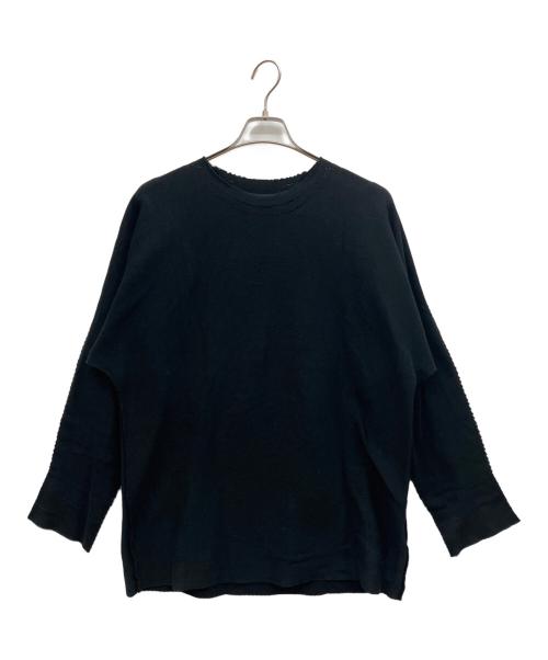 A-POC ABLE ISSEY MIYAKE（エイポック エイブル イッセイ ミヤケ）A-POC ABLE ISSEY MIYAKE (エイポック エイブル イッセイ ミヤケ) 長袖カットソー ブラック サイズ:Lの古着・服飾アイテム