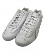 PUMAプーマ）の古着「スピードキャット フルレザー スニーカー」｜ホワイト