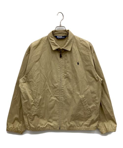 POLO RALPH LAUREN（ポロ・ラルフローレン）POLO RALPH LAUREN (ポロ・ラルフローレン) ジップアップジャケット ベージュ サイズ:Mの古着・服飾アイテム