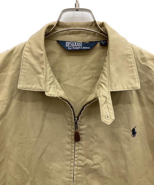 POLO RALPH LAUREN（ポロ・ラルフローレン）POLO RALPH LAUREN (ポロ・ラルフローレン) ジップアップジャケット ベージュ サイズ:Mの古着・服飾アイテム
