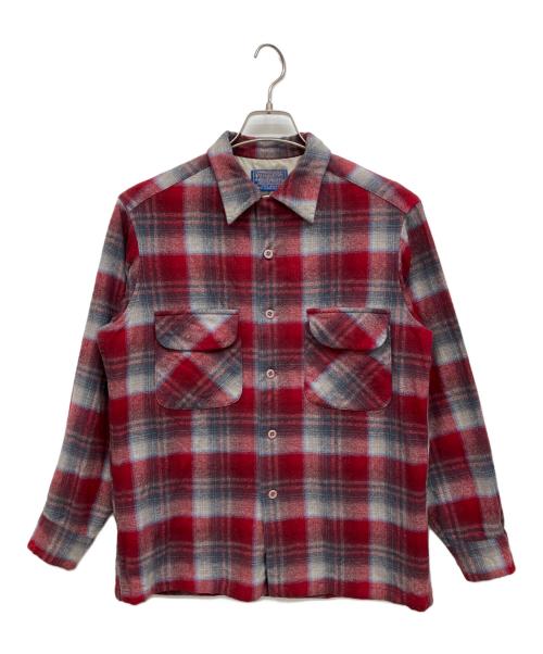 PENDLETON（ペンドルトン）PENDLETON (ペンドルトン) ネルシャツ レッド サイズ:Mの古着・服飾アイテム