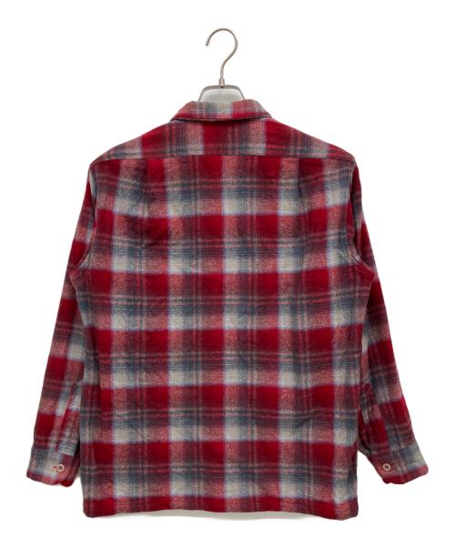 PENDLETON（ペンドルトン）PENDLETON (ペンドルトン) ネルシャツ レッド サイズ:Mの古着・服飾アイテム