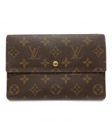 LOUIS VUITTON（ルイ ヴィトン）の古着「3つ折り財布」｜ブラウン