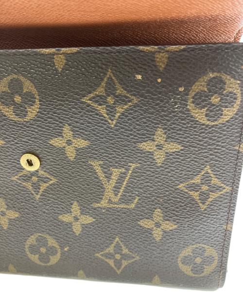 LOUIS VUITTON（ルイ ヴィトン）LOUIS VUITTON (ルイ ヴィトン) 3つ折り財布 ブラウンの古着・服飾アイテム
