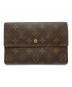 LOUIS VUITTON（ルイ ヴィトン）の古着「3つ折り財布」｜ブラウン
