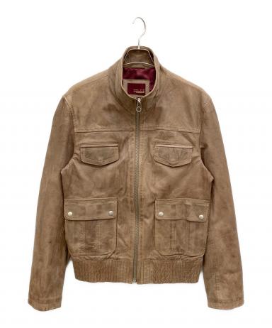 中古・古着通販】ZARA (ザラ) レザージャケット ブラウン サイズ:XL