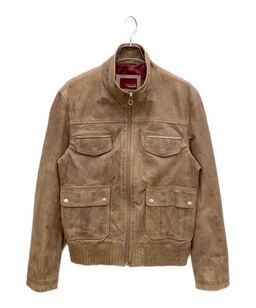 ZARA（ザラ）ZARA (ザラ) レザージャケット ブラウン サイズ:XLの古着・服飾アイテム