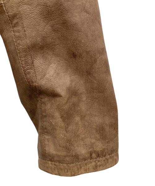 ZARA（ザラ）ZARA (ザラ) レザージャケット ブラウン サイズ:XLの古着・服飾アイテム