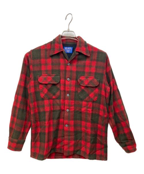 BELLMONT（ベルモント）BELLMONT (ベルモント) 長袖シャツ レッド サイズ:Sの古着・服飾アイテム