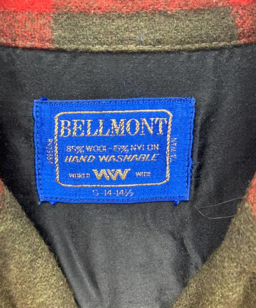 BELLMONT（ベルモント）BELLMONT (ベルモント) 長袖シャツ レッド サイズ:Sの古着・服飾アイテム