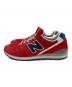 NEW BALANCE (ニューバランス) スニーカー レッド×ホワイト サイズ:24：7000円