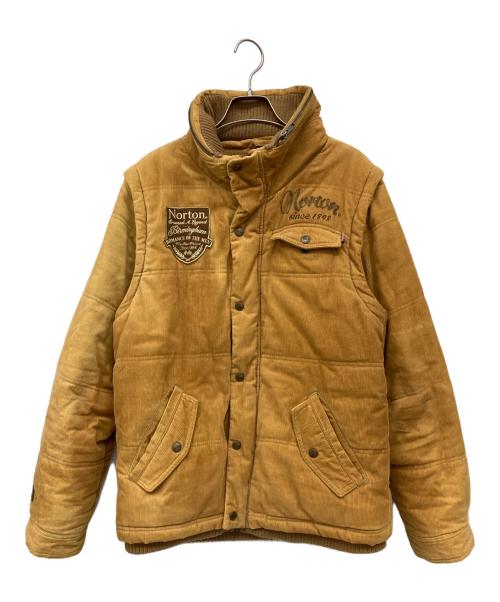 Norton（ノートン）Norton (ノートン) 中綿ジャケット ブラウン サイズ:Lの古着・服飾アイテム
