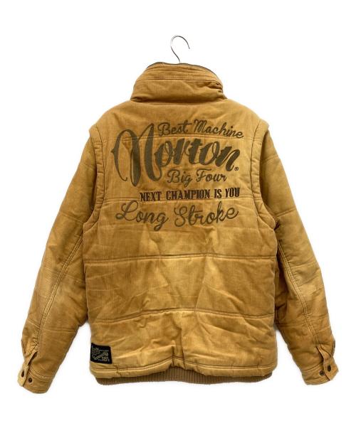 Norton（ノートン）Norton (ノートン) 中綿ジャケット ブラウン サイズ:Lの古着・服飾アイテム