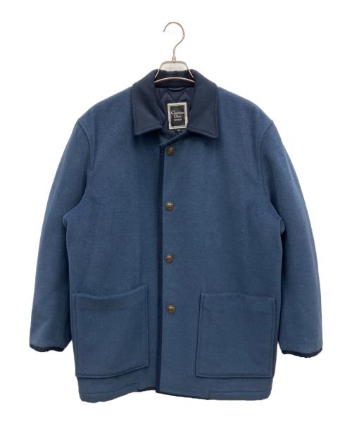 Christian Dior MONSIEUR（クリスチャンディオールムッシュ）Christian Dior MONSIEUR (クリスチャンディオールムッシュ) ウールコート ネイビー サイズ:Mの古着・服飾アイテム