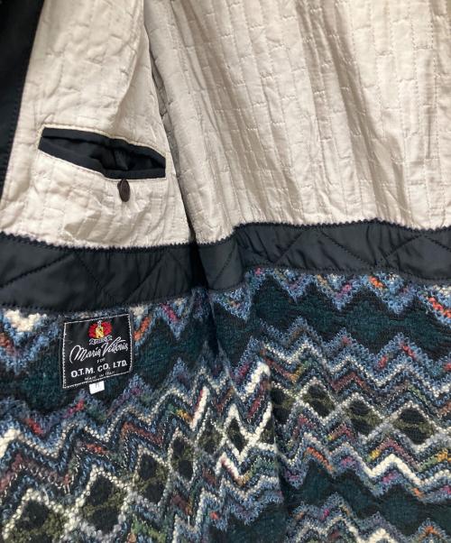 mario vittorio（マリオ・ヴィットーリオ）mario vittorio (マリオ・ヴィットーリオ) ジップジャケット ブラック サイズ:Mの古着・服飾アイテム