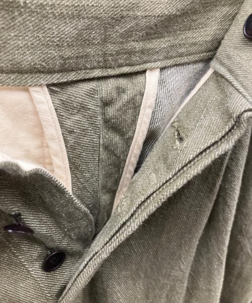 HAVERSACK（ハバーサック）HAVERSACK (ハバーサック) グリーンデニムグルカパンツ グリーン サイズ:Mの古着・服飾アイテム