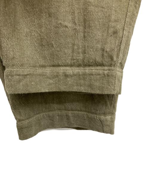 HAVERSACK（ハバーサック）HAVERSACK (ハバーサック) グリーンデニムグルカパンツ グリーン サイズ:Mの古着・服飾アイテム