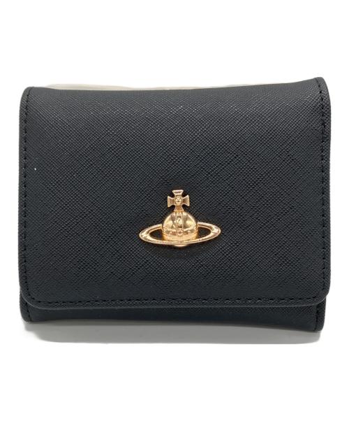 Vivienne Westwood（ヴィヴィアンウエストウッド）Vivienne Westwood (ヴィヴィアンウエストウッド) 3つ折り財布 ブラックの古着・服飾アイテム