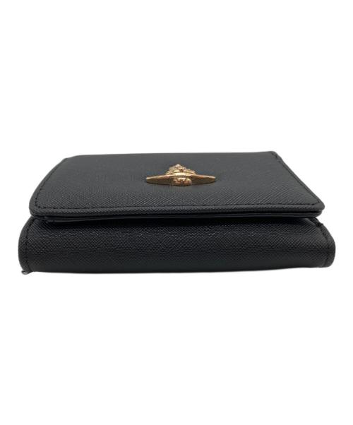 Vivienne Westwood（ヴィヴィアンウエストウッド）Vivienne Westwood (ヴィヴィアンウエストウッド) 3つ折り財布 ブラックの古着・服飾アイテム