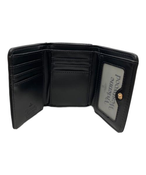 Vivienne Westwood（ヴィヴィアンウエストウッド）Vivienne Westwood (ヴィヴィアンウエストウッド) 3つ折り財布 ブラックの古着・服飾アイテム