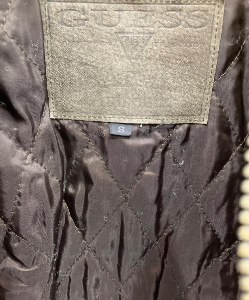 GUESS（ゲス）GUESS (ゲス) フライトジャケット ブラウン サイズ:Sの古着・服飾アイテム