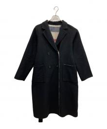 BLUE LABEL CRESTBRIDGE（ブルーレーベルクレストブリッジ）の古着「Pコート」｜ブラック