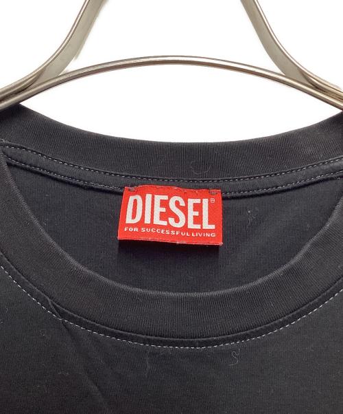 DIESEL（ディーゼル）DIESEL (ディーゼル) 半袖カットソー ブラック サイズ:Sサイズの古着・服飾アイテム