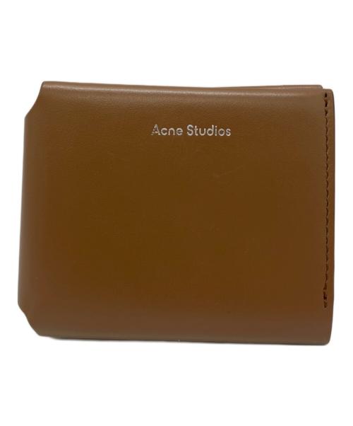 Acne studios（アクネ ストゥディオズ）Acne studios (アクネ ストゥディオズ) 3つ折り財布 ブラウンの古着・服飾アイテム