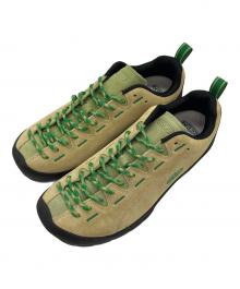 KEEN（キーン）の古着「トレッキングシューズ」｜ベージュ×グリーン