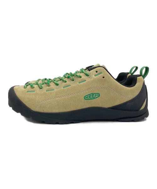 KEEN（キーン）KEEN (キーン) トレッキングシューズ ベージュ×グリーン サイズ:27の古着・服飾アイテム